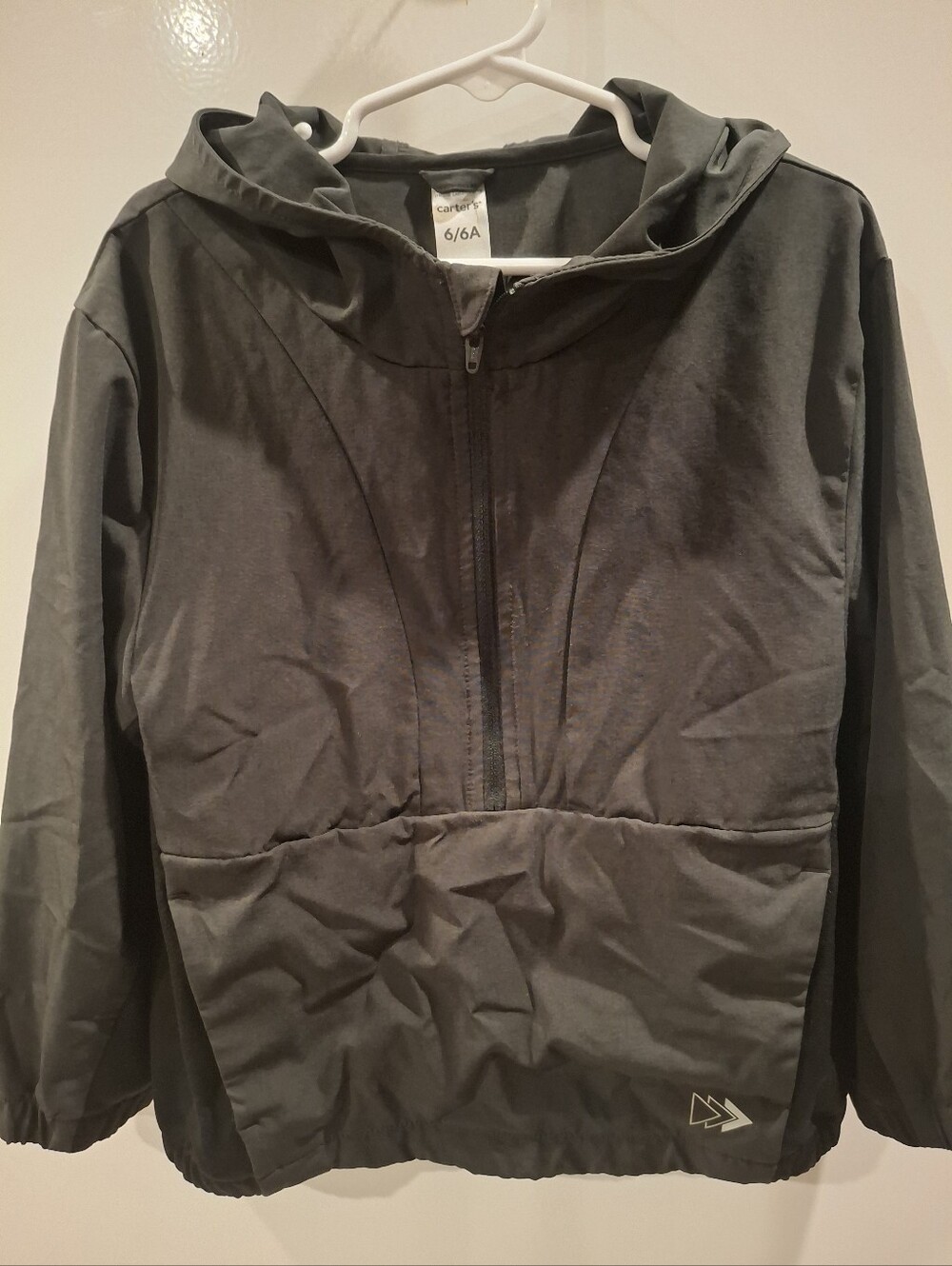 Carter's Dark Gray Hooded Pullover Raincoat